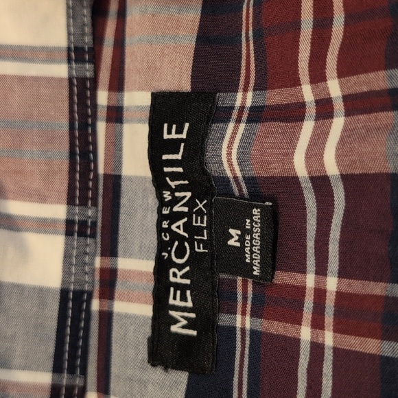 J. Crew Men's Mercantile Flex Long Sleeve Button Down Plaid Shirt Style #J5304 - Picture 2 of 14